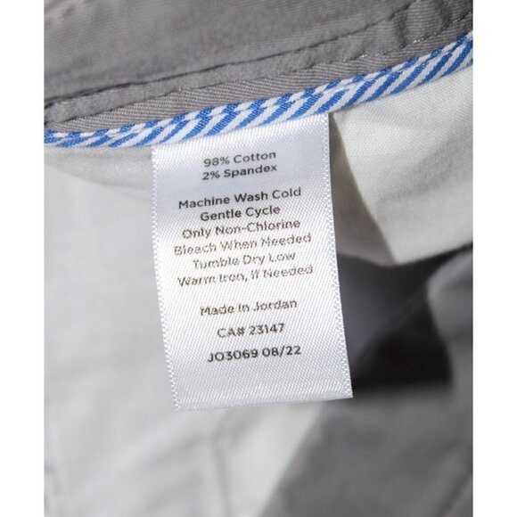 Talbots Relaxed Chino Women Grey ankle trouser Size 14 Cotton Career Office Pant - Picture 9 of 10